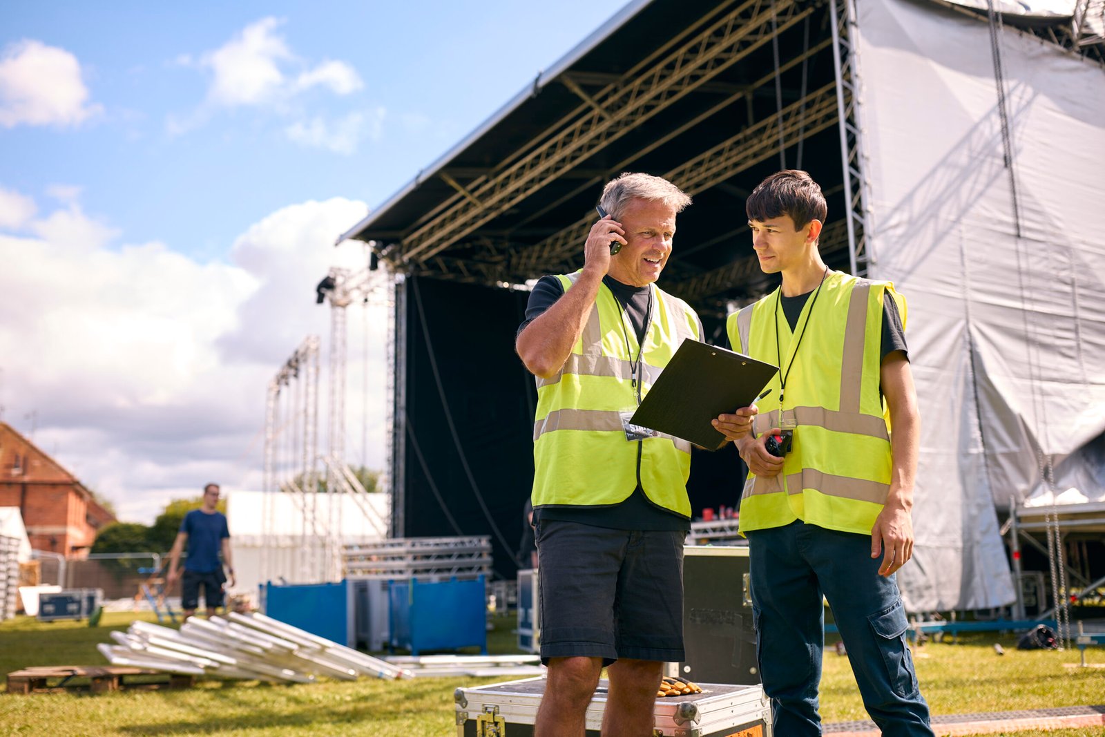 Command and broadcast tents
