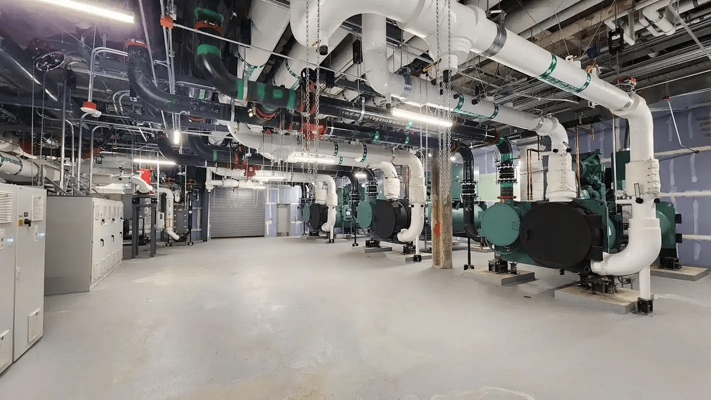 Explosion-proof HVAC unit in a hazardous industrial environment