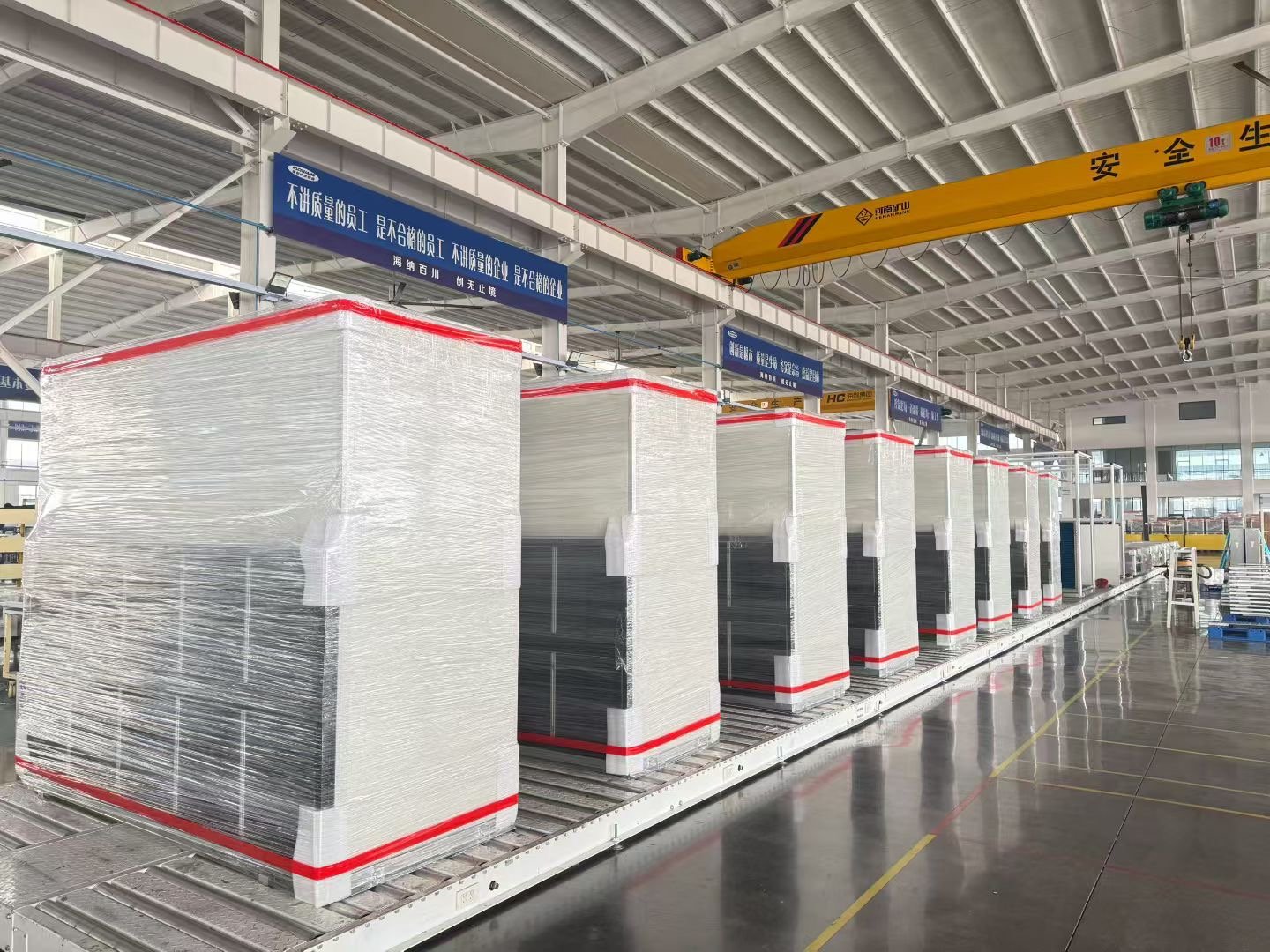 Modern commercial building with HVAC systems