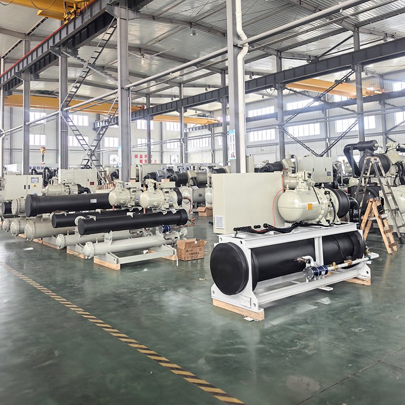 Water cooled chiller industrial system