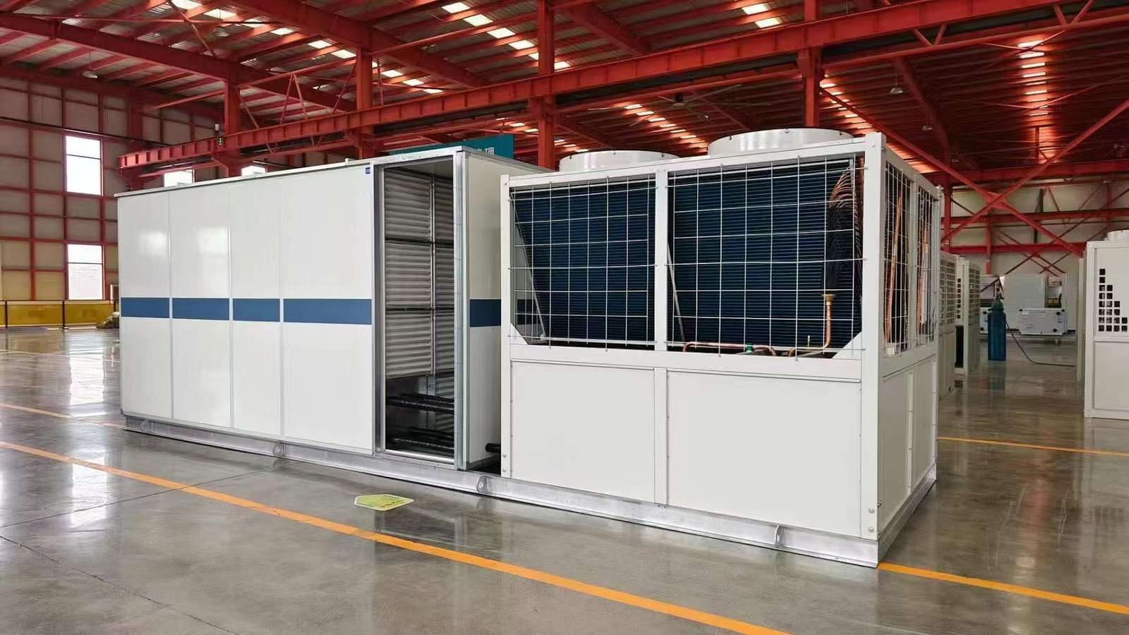 HVAC ductwork and mechanical installation in commercial facility